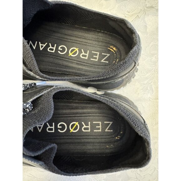 Cole Haan 12M Shoe 4.Zerogrand Plain Toe Oxford Black Reflective Waterproof - Picture 6 of 13